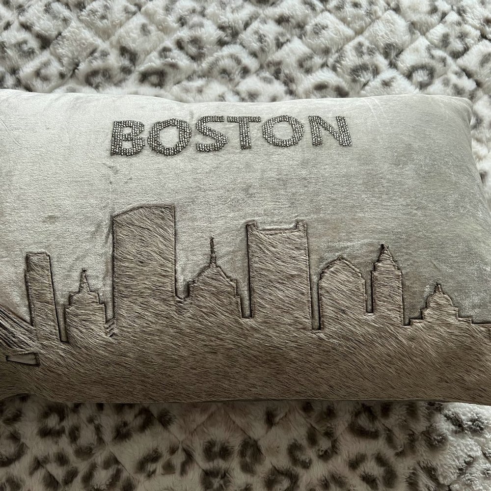 Beaded Boston Pillow
